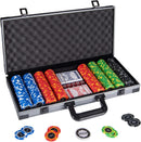 Comie Clay Poker Chips, 400PCS 14 Gram Chip Set with Deluxe Travel Case YC0002 - Like New