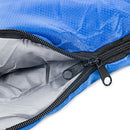 ABCOSPORT ABCO TECH SLEEPING BAG ENVELOPE LIGHTWEIGHT PORTABLE - BLUE/GRAY - Like New