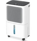 VEAGASO 34-36 PINT/D, 2500 SQ.FT DEHUMIDIFIER FOR BASEMENT, DRAIN HOSE - WHITE - Like New