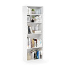 FURINNO Jaya Book Shelf 5-Tier Bookshelf Adjustable Shelves 14110R1WH - White - Like New