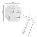 Martexi Martexi Multi-Purpose Umbrella Table Tray with 4 Cup Holders - White - Like New