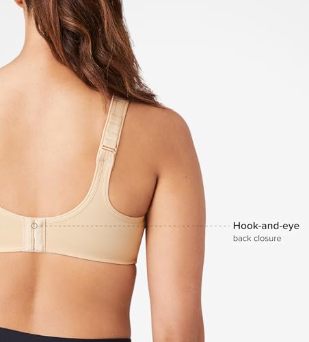 WACOAL WOMEN'S SPORT FULL FIGURE UNDERWIRE BRA, SAND, 36C - Like New