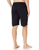 ESSENTIAL SEVEN APPAREL MEN'S SOLID COTTON KNIT SHORT BLACK SIZE L - Brand New