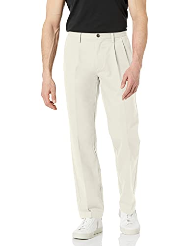 AMAZON ESSENTIALS MEN'S CLASSIC-FIT CHINO PANT AVAILABLE BIG & TALL - STONE - Brand New
