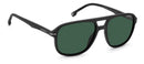 CARRERA 279/S 56/17-145 003 (UC) MATTE BLACK FRAME/GREEN POLARIZED LENSES - Like New
