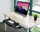 Mount-It Keyboard Drawer with Mouse Platform Easy-Glide MI-7136 - Black - Brand New