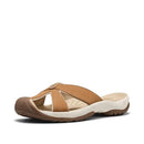 1032225 KEEN WOMEN'S BALI SLIP ON LEATHER SANDALS CLOSED TOE CHIPMUNK/BIRCH 10 - Brand New