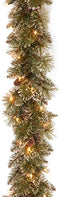NATIONAL TREE COMPANY PRE-LIT CHRISTMAS GARLAND 6 FEET - GREEN/WHITE - Like New