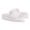 1200167-100 MUK LUKS WOMEN'S SUN CATCHER SANDALS WHITE SIZE 8 - Like New