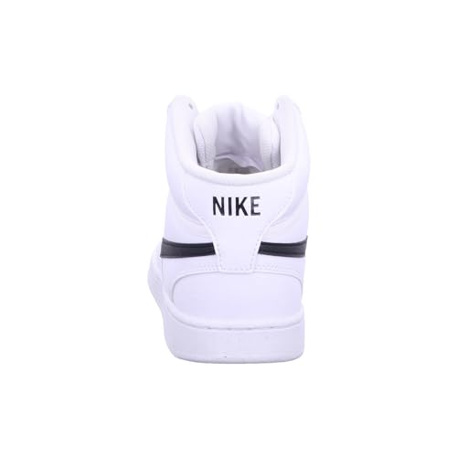 DN3577101 NIKE MEN'S COURT VISION MID SNEAKERS White Black White SIZE 11 - Like New