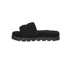 1130838 WOMEN'S UGG COZETTA CURLY SLIPPERS SIZE 8 BLACK Like New