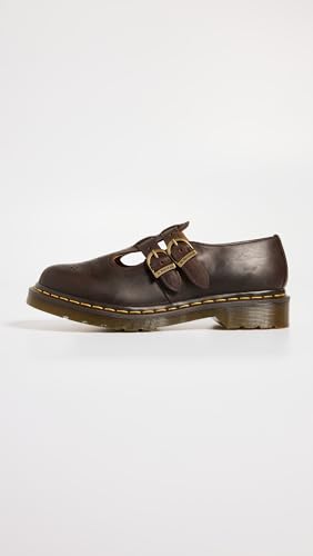 30914201 DR. MARTENS WOMEN'S 8065 MARY JANE DARK BROWN CRAZY HORSE SIZE 7 Like New