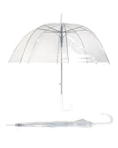 Parquet Clear Bubble Umbrella Windproof Dome Transparent B08L8BRWWT - Clear - Brand New