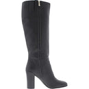 KL05629LE KENNETH COLE WOMEN'S JUSTIN HIGH HEEL KNEE BOOT BLACK SIZE 8 Like New