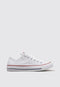 CONVERSE CHUCK TAYLOR LOW CANVAS SNEAKERS - SIZE: MEN 5.5 WOMEN 7.5 - WHITE - Like New