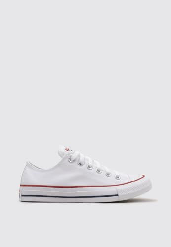 CONVERSE CHUCK TAYLOR LOW CANVAS SNEAKERS - SIZE: MEN 5.5 WOMEN 7.5 - WHITE - Like New