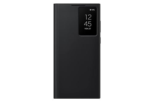 Samsung Galaxy S22 Ultra S-View Flip Cover Protective Phone Case - Black - Like New