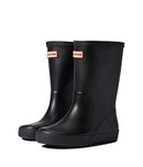 KFT5094RMA HUNTER KIDS FIRST CLASSIC RAIN BOOTS BLACK SIZE 10 BOYS Like New