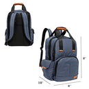 Simple Being Diaper Bag Backpack Changing Pad Unisex Moms Dads - Blue - Brand New