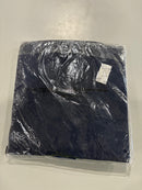 TIGER WOLF 3 BUTTON POLO SHIRT - SIZE: MEN XL - NAVY/WHITE/BROWN - Brand New