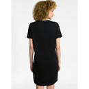 TIME AND TRU WOMEN'S COTTON T-SHIRT DRESS SHORT SLEEVES, SIZES MEDIUM - BLACK - Brand New