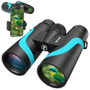 TINLLAANS 15X55 UHD BINOCULARS HIGH POWERED LARGE VIEW BAK4 PRISM - BLUE - Like New