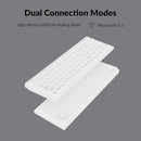 KEYCHRON K4 PRO QMK/VIA LED GAMING KEYBOARD WHITE BACKLIT SWITCH - WHITE - Like New