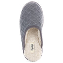 FLOOPI WOMEN’S ISABEL LATTICE KNIT SCUFF SLIPPERS SIZE WOMEN Medium (7-8) - GRAY - Brand New