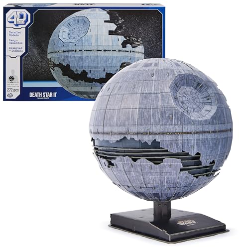4D Build Star Wars Deluxe Death Star II Cardstock 3D Model Kit - Scratch & Dent