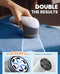 POPCHOSE FABRIC SHAVER, LINT REMOVER FOR CLOTHES, RECHARGEABLE - GRAYISH WHITE - Like New