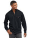 Hanes Men's Originals French Terry Hoodie, Quarter Zip Pullover 4F35 BLACK L - Brand New