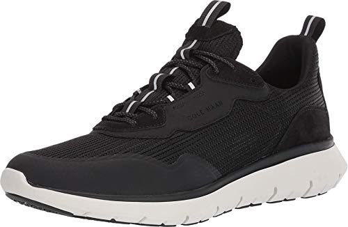 C30179 COLE HAAN MENS ZEROGRAND BLACK CROSS TRAINING SHOES SIZE 9 WHITE/BLACK - Like New