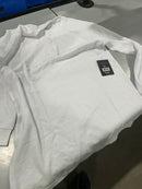 BLUE ICE PREMIUM CLOTHING LONG SLEEVE POLO SHIRT - SIZE: MEN XL - WHITE - Brand New