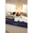 INTEX SINGLE HIGH BED 10" AIR MATTRESS -KING - NAVY - Like New