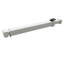 IDEAL SECURITY SLIDING WINDOW SECURITY BAR PATIO DOOR WINDOW BARS - WHITE - Like New