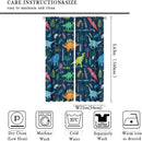SHELIFESTYLE KIDS DINOSAUR CURTAINS DINOSAUR CARTOON ANIMALS 42X63IN - DINOSAUR2 - Like New