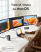 Baseus SpaceMate Docking Station, USB C Docking Station 3 Monitors 4K HDMI - Like New