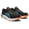 1011B441 ASICS MEN'S GT-2000 RUNNING SHOES SIZE 9.5 BLACK/SUN PEACH Like New