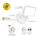 HALO FGS OUTDOOR LED SECURITY FLOODLIGHT - WHITE FGS30CLD2DW - Like New