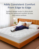 Viscosoft Copper Infused Pillow Top Mattress Pad Twin XL 750 GSM Fill - NEW - Brand New