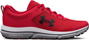 3026175 Under Armour Men's Charged Assert 10 Running Shoe Red/Red/Black 10.5 Like New