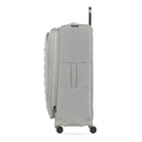 SWISS GEAR CHECKLITE SOFTSIDE CHECKED SUITCASE TEAR-RESISTANT 8 WHEELS - GRAY - Like New
