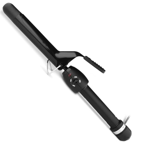 STYLECRAFT STAY-TEMP CURLING IRON 1" SCSC100B-1INCH - BLACK GOLD - Like New