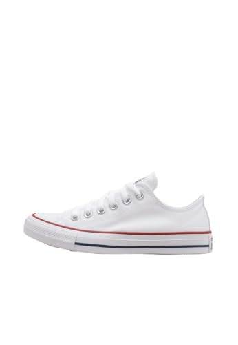 CONVERSE CHUCK TAYLOR LOW CANVAS SNEAKERS - SIZE: MEN 5.5 WOMEN 7.5 - WHITE - Like New