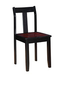 B00N6EY24W Linon Home Decor Camden Chair, Black Cherry - Brand New