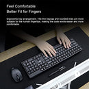 Wireless Keyboard and Mouse Combo, Spill Resistant, B09CY4Y1QK - Black - Like New