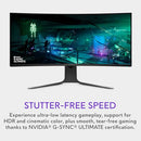 ALIENWARE CURVED GAMING MONITOR QUANTOM DOT-OLED INVISIBLE UPLIFT STAND - Like New