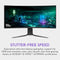 ALIENWARE CURVED GAMING MONITOR QUANTOM DOT-OLED INVISIBLE UPLIFT STAND - Like New