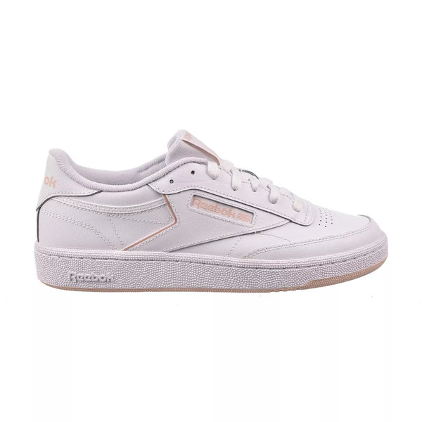 REEBOK WOMEN'S CLUB C 85 SHOES SIZE: WOMEN 7.5 (AU/UK W5) (EU W38) - WHITE/PINK - Like New