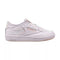 REEBOK WOMEN'S CLUB C 85 SHOES SIZE: WOMEN 7.5 (AU/UK W5) (EU W38) - WHITE/PINK - Like New
